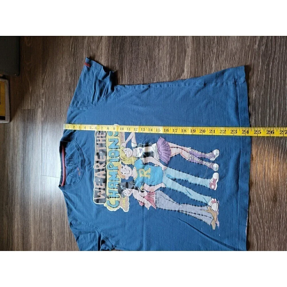 Archie We Are The Champions Graphic Crew Neck Short Sleeved Tee Shirt, Men's L